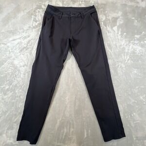 BYLT Everyday Pant 2.0 Mens Small 30x29 Black Tapered Performance Stretch